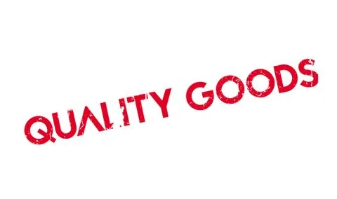 Quality Goods rubber stamp Stock Illustration