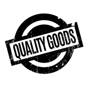 Quality Goods rubber stamp イラスト素材