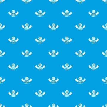 Quality heater pattern seamless blue Illustrazione stock