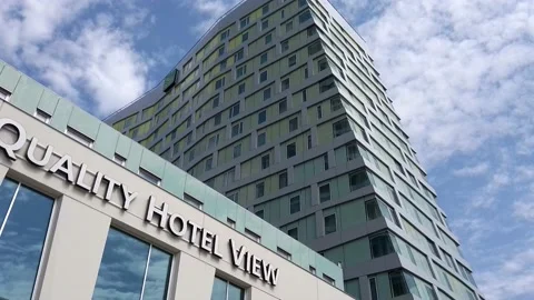 QUALITY HOTEL IN MALMÖ Stock Footage 136974576