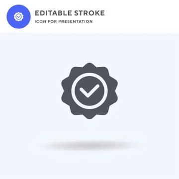 Quality icon vector, filled flat sign, solid pictogram isolated on white, logo Stock Illustration