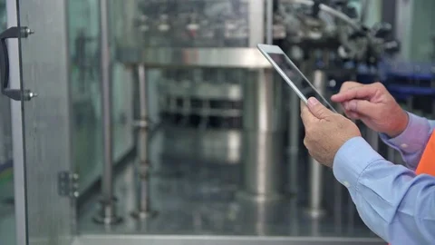Quality inspection in factory. Stock Footage 92392441