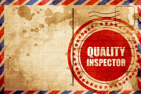 Quality inspector Stock Illustration