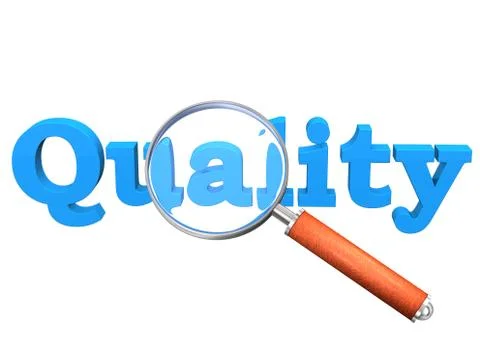 Quality loupe Stock Illustration