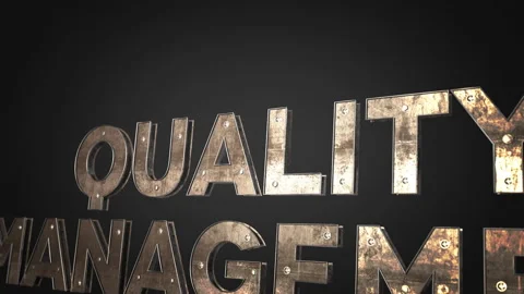 Quality management-Industrial Text Vídeo Stock 136533124