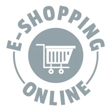 Quality market logo, simple gray style 스톡 일러스트