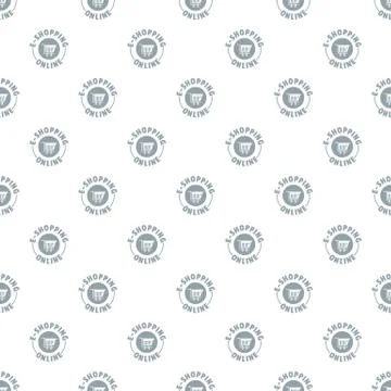 Quality market pattern vector seamless Illustrazione stock