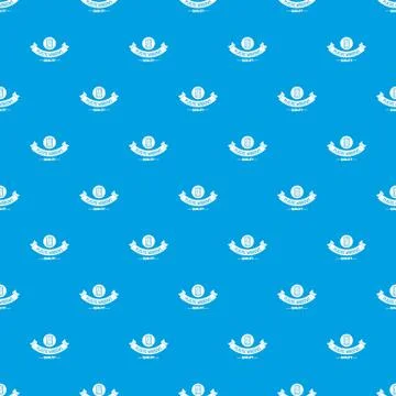 Quality material pattern seamless blue Stock Illustration