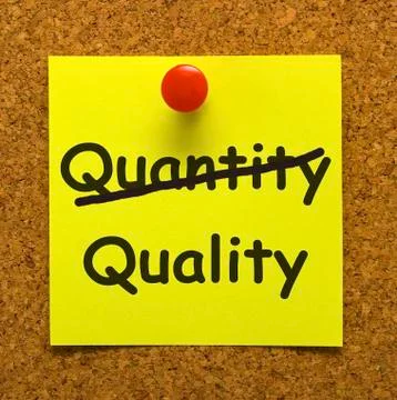 Quality note showing excellent product Stock Illustration