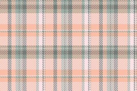 Quality plaid check pattern, place fabric vector seamless. 1960s tartan tex.. Stock Illustration