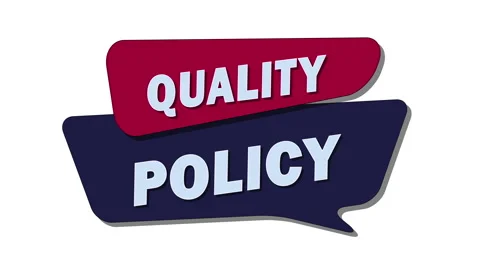 Quality Policy – A formal statement of an organization’s commitment Stock Footage 308293284