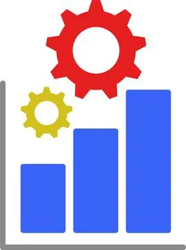 Quality process improvement concept, organizational processes, implementing Stockillustratie