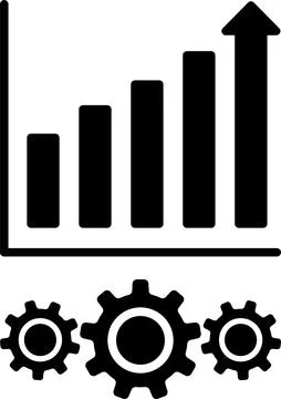 Quality process improvement concept, organizational processes, implementing Stockillustratie