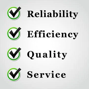 Quality service Stock Illustration