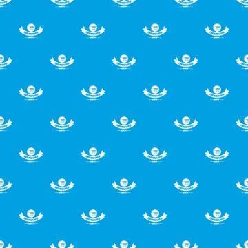 Quality shop pattern seamless blue Illustrazione stock