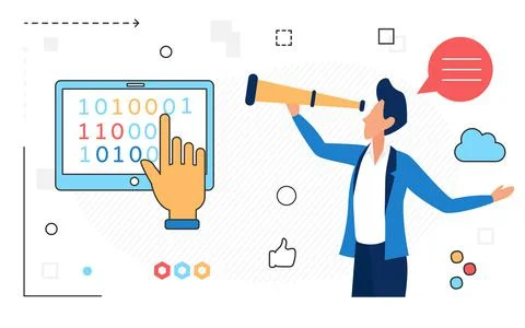 Quality software engineer testing development code Stock Illustration