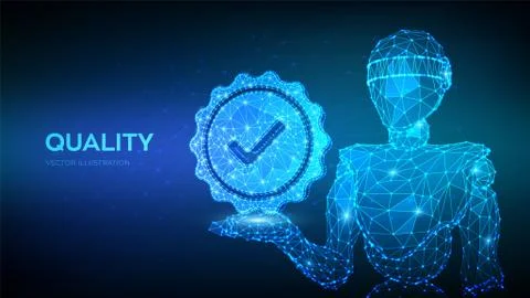 Quality. Standard Quality Control Certification Assurance. Guarantee, premium Illustrazione stock