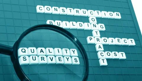 Quality surveying Foto stock