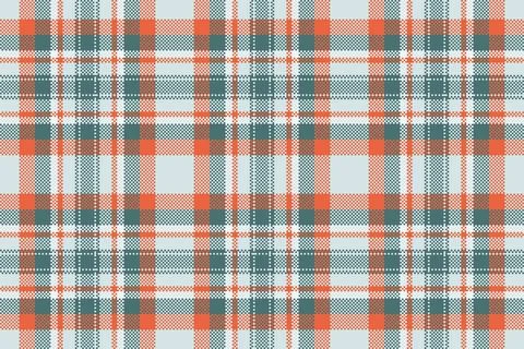 Quality tartan texture pattern, grid check plaid seamless. Paisley textile .. Stock Illustration