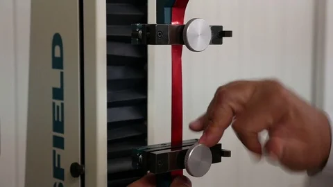 Quality test Aluminum foil Sample 1 Video stock 80279839