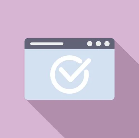 Quality web site icon flat vector. Learn doubt Stock Illustration