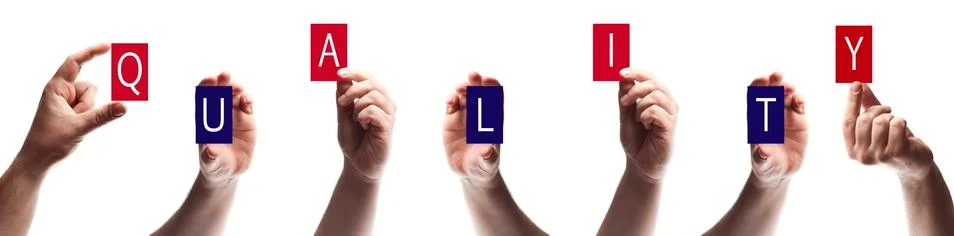 Quality word Stock Photos