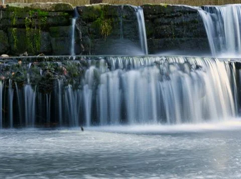 Qualitytime in thuringia with longexposures at sunset Stock Photos