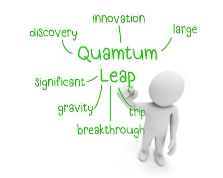 Quamtum leap 库存插图