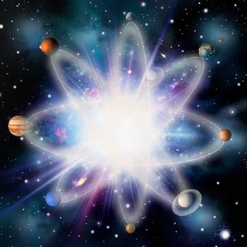 Quantised orbits of the planets イラスト素材