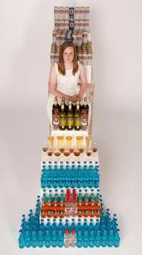 The Quantity Of Alcohol That Is Consumed Annually By 11 To 15 Year Old Girls . P Stock Photos