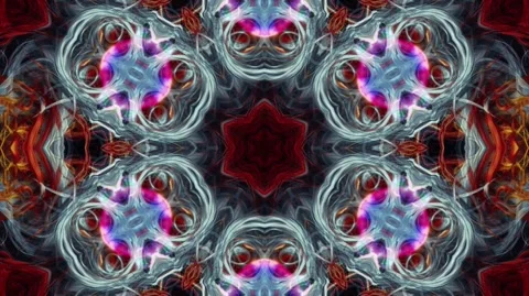 Quantum 24 Kaleidoscope Stock Footage 245603548
