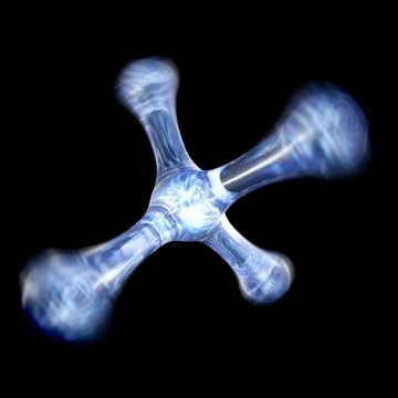 Quantum atom model Stock Illustration