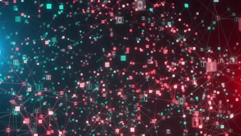Quantum Bit Qubit Superposition Technology Stock Footage 276204198