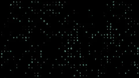 Quantum computation. infinite miscalculation of options.seamless loop.background Stock Footage 79933350