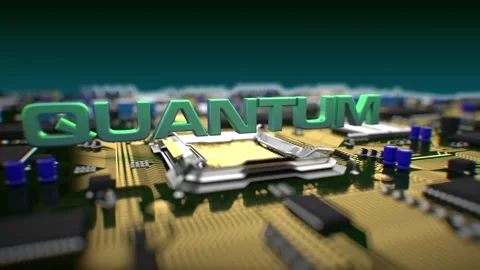 The Quantum Computer Environment Stock Footage 295421320