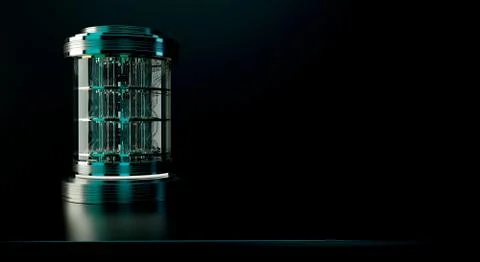 Quantum computer Illustrazione stock