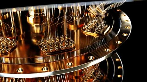 Quantum computer 스톡 일러스트