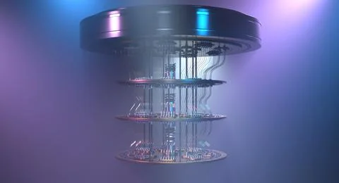 Quantum computer Stock-Illustration