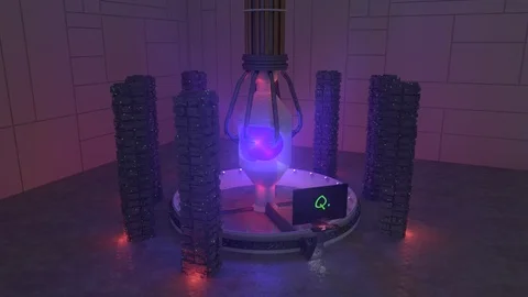 The Quantum Computer Room Stock Footage 118862216