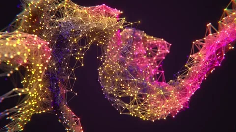 Quantum computer technologies concepts, large data processing. Artificial Stock Footage 248446996