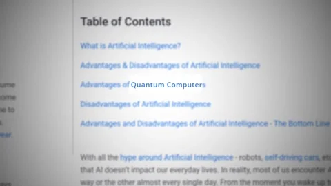 Quantum Computers Headline news across international media covering Quantums Stock Footage 249282259