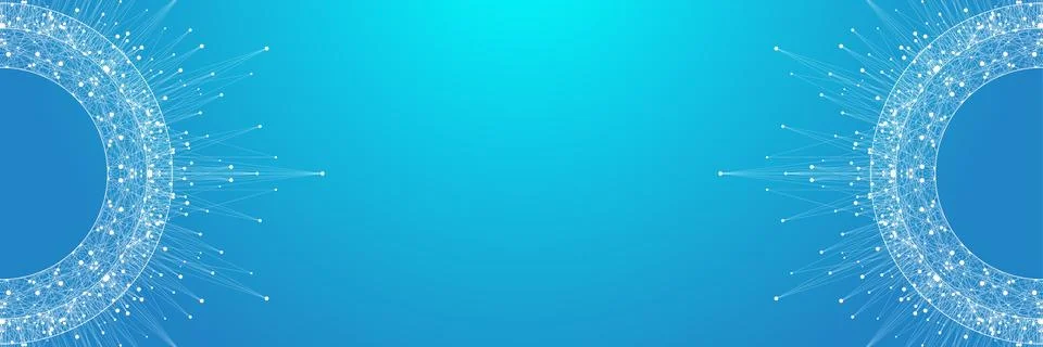 Quantum computing concept illustration. Deep learning artificial intelligence Stock Illustration