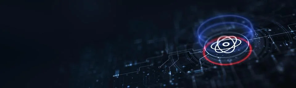 Quantum Computing Concept: Revolutionizing Information Processing Through Qua 스톡 일러스트