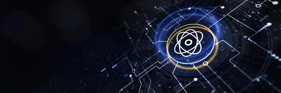 Quantum Computing Concept: Revolutionizing Information Processing Through Qua Stock-Fotos