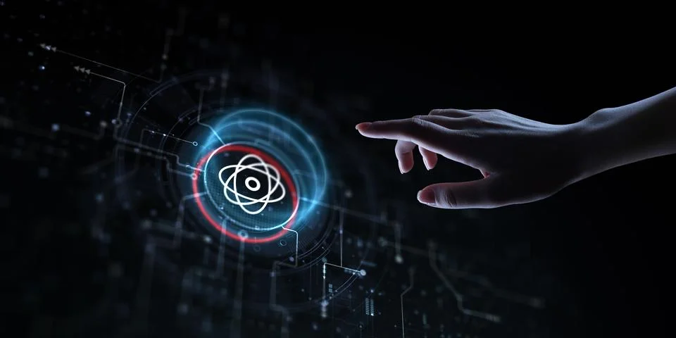 Quantum Computing Concept: Revolutionizing Information Processing Through Qua Stock-Fotos