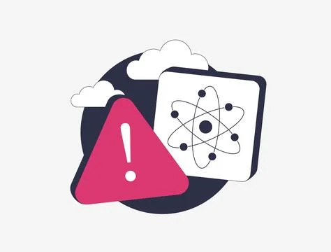 Quantum computing cybersecurity risks, challenging encryption and data security Illustrazione stock