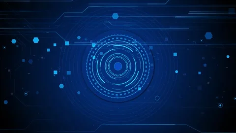 Quantum Computing Idea Design Concept. Deep Learning Artificial Intelligence Stock Footage 293355382