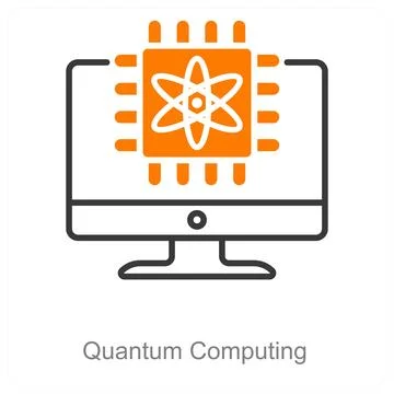 Quantum Computing Stock Illustration