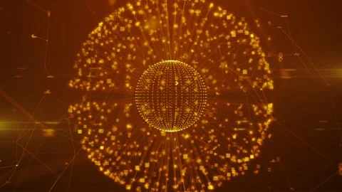 Quantum Computing Network Data Encryption Stock Footage 276205562