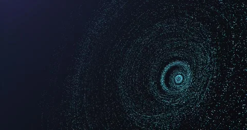 Quantum Computing Network for Deep Space Exploration Data Stock Footage 331559192